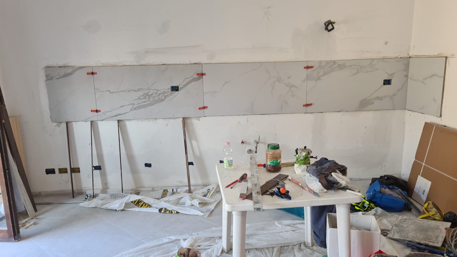 Ambiente interno in fase di ristrutturazione